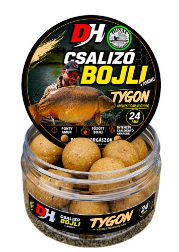 CSALIZÓ BOJLI - KRÉMES TIGRISMOGYORÓ 24mm
