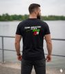 Dunai Horgászok & DH Baits SQUAD póló - FEKETE - 3XL