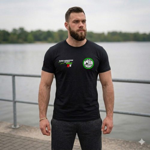 Dunai Horgászok & DH Baits SQUAD póló - FEKETE - L