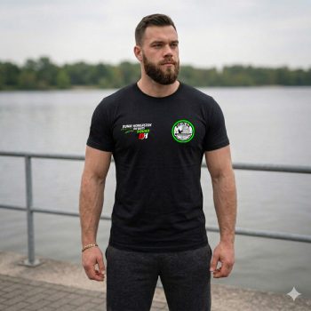Dunai Horgászok & DH Baits SQUAD póló - FEKETE - S