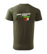 Dunai Horgászok & DH Baits SQUAD póló - MILITARY GREEN - S